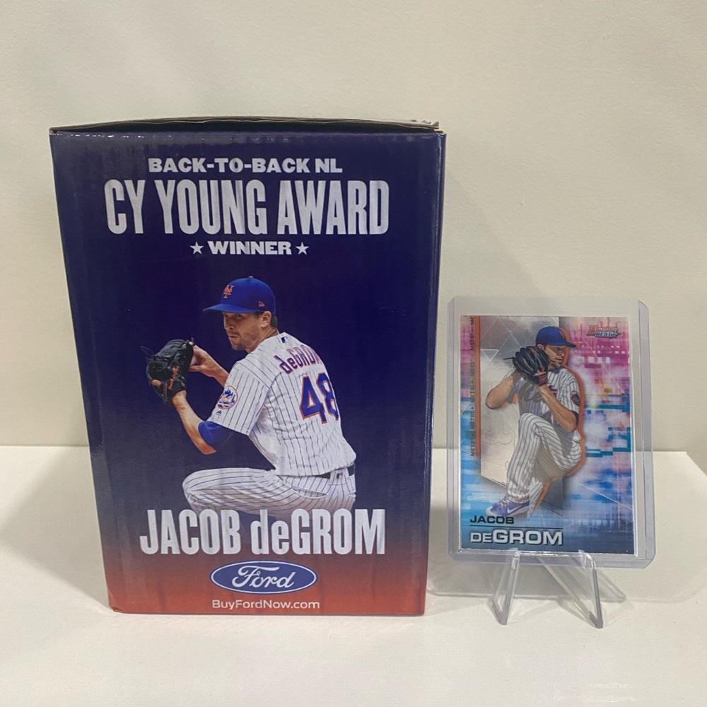 Jacob Degrom BACK TO BACK CY YOUNG WINNER bobble head